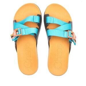 Chaco Chillos Slide Men Retro Black Size 8